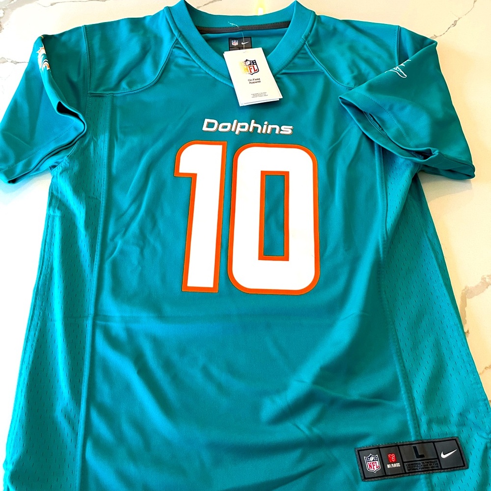 Miami Dolphins Tyreek Hill NFL Nike Jersey Youth Kids Boys Large Authentic